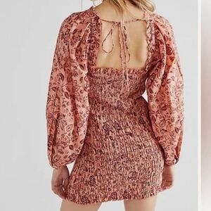 Free People Smocked Floral dress